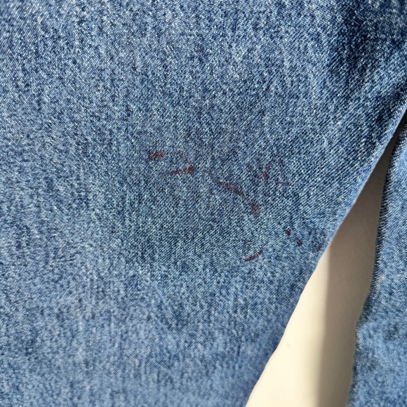 NWT Toteme Tapered Leg Dark Blue Mid Rise Denim Jeans size 25 - Picture 8 of 14